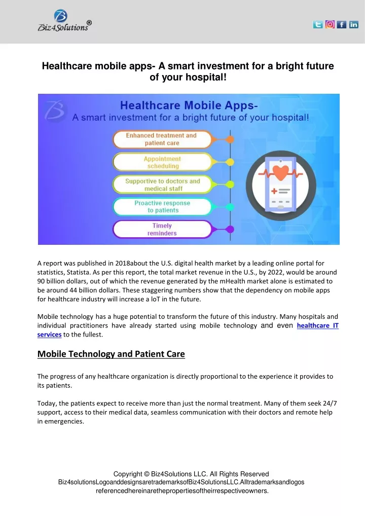 healthcare mobile apps a smart investment