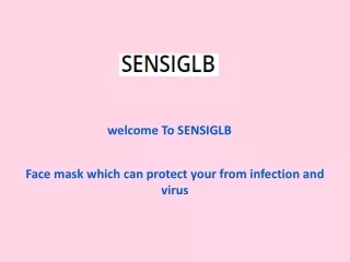 Face mask which can protect your from infection and virus