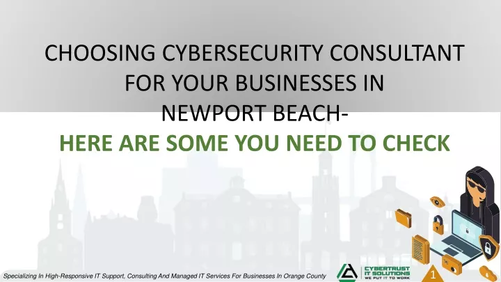 choosing cybersecurity consultant for your