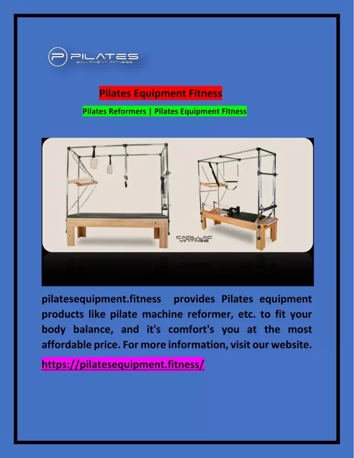 pilates equipment fitness