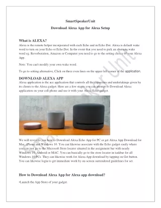 smartspeakerunit