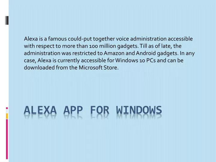 alexa app for windows