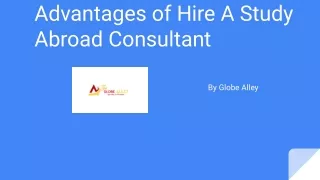 Advantages of Hire A Study Abroad Consultant