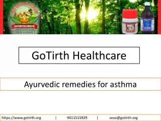 Ayurvedic remedies for asthma