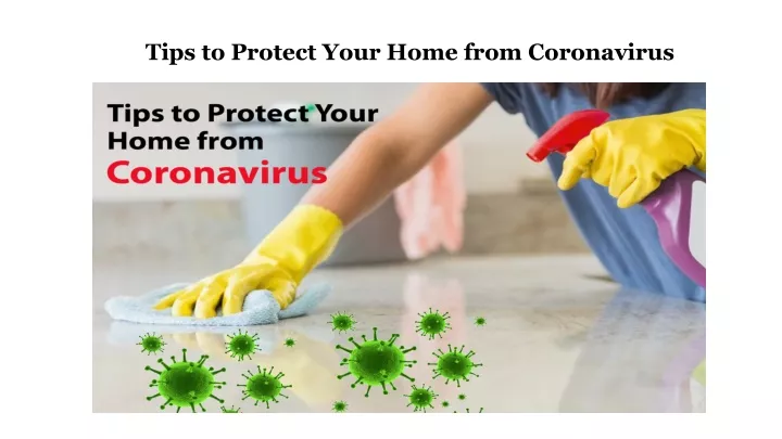 tips to protect your home from coronavirus