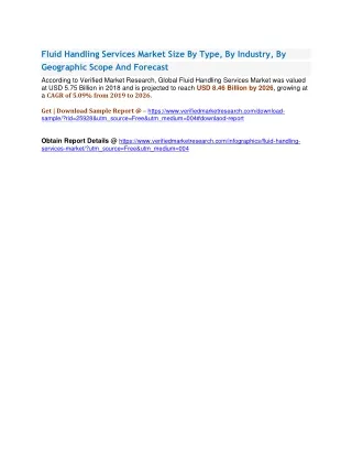 fluid handling services market size by type