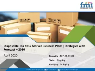 disposable tea flask market business plans