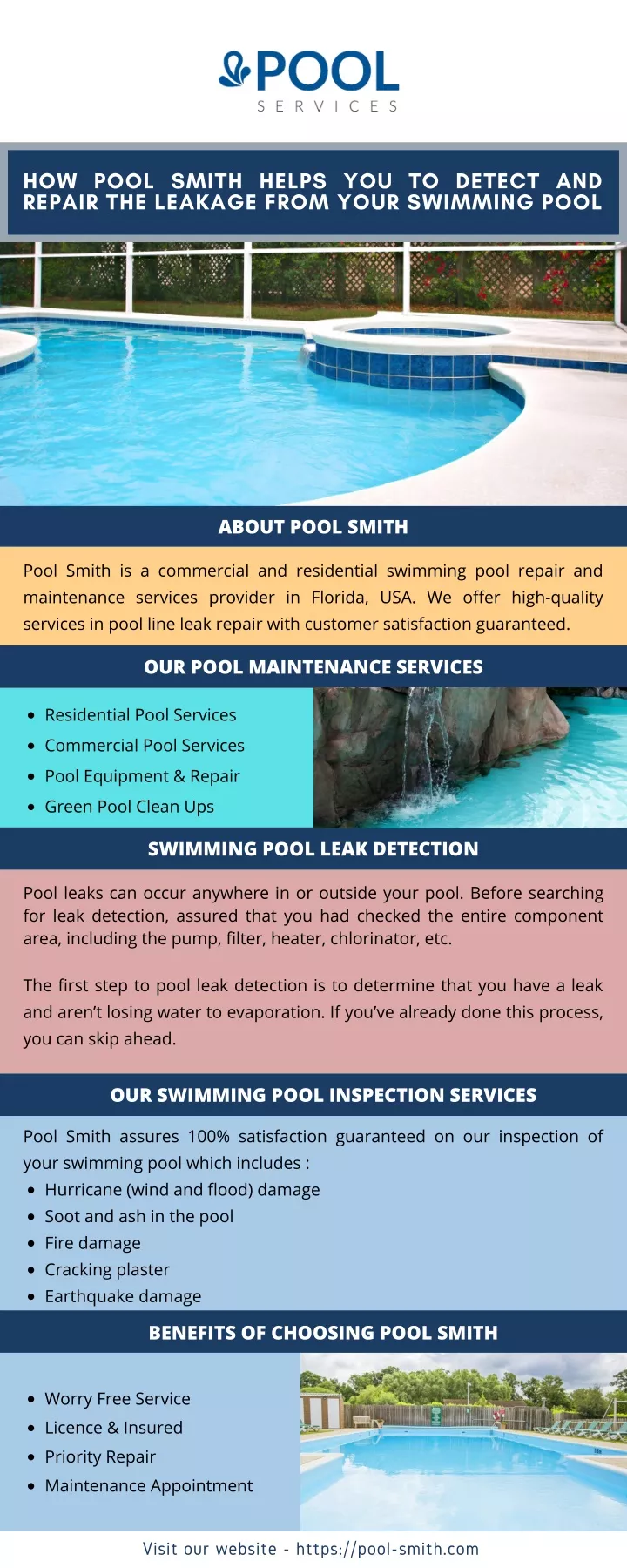how pool smith helps you to detect and repair
