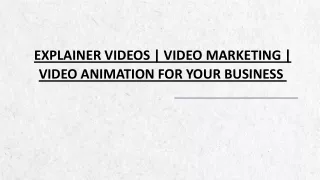 Video Animation For Your Business | Pithplay