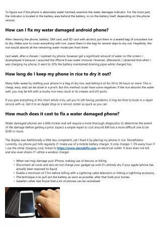 Just how to Conserve a Damp Cell Phone: 14 Actions
