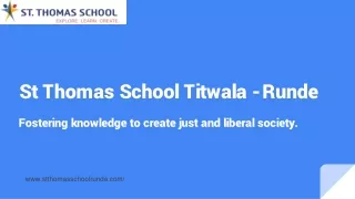 St. Thomas School Titwala - Runde