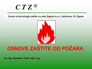 osnove za tite od po ara