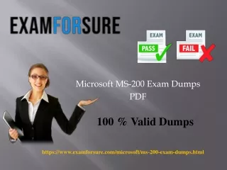 Valid MS-200 dumps a real questions for Microsoft exam success