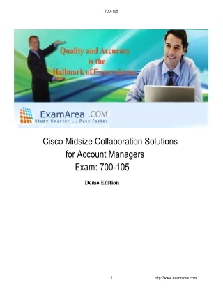 Cisco 700-105 exam Dumps PDF, Android & Desktop Software