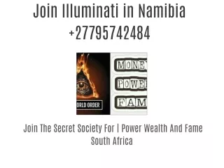 Join The Secret Society For | Power Wealth And Fame  27795742484