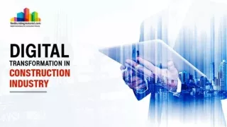 Get into the wave of digitization in the construction industry