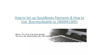 how to set up quickbooks payments how to use businessseattle us 18009413691
