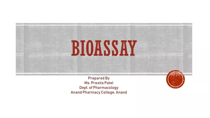 bioassay