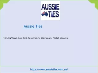 Men's Ties Australia | Wedding Bow Tie | Floral Ties Australia | Aussie Ties