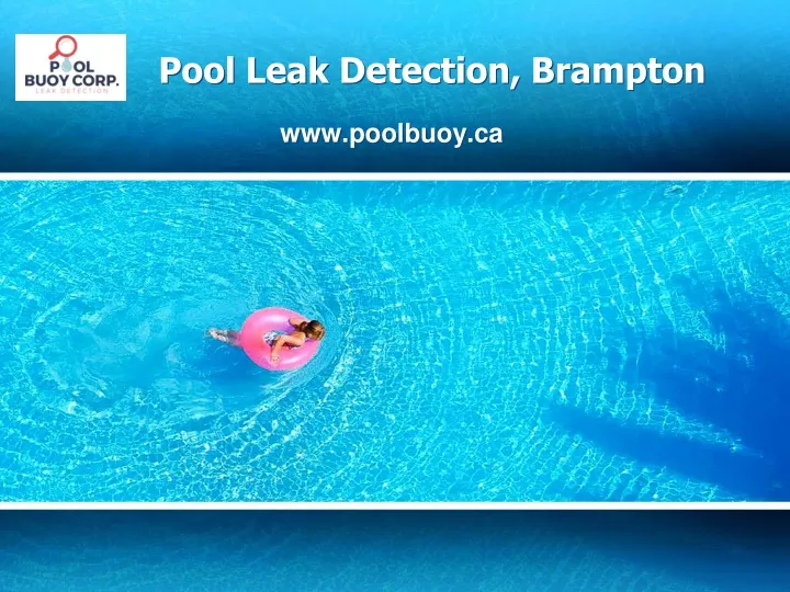 pool leak detection brampton