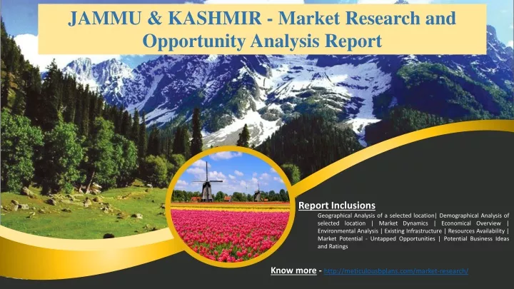 jammu kashmir market research and opportunity