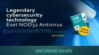e set internet security