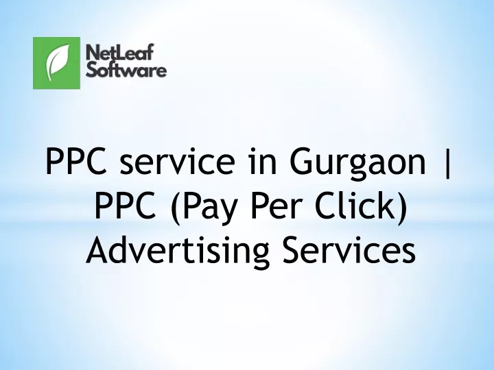 ppc service in gurgaon ppc pay per click