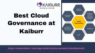 best clou d governance at kaiburr