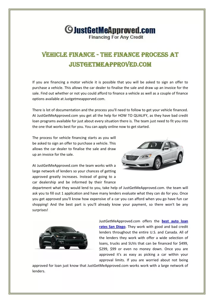 vehicle finance vehicle finance the finance