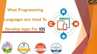 what programming languages are used to develop apps for ios