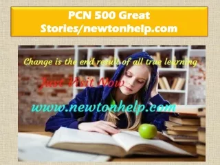 PCN  500 Great Stories/newtonhelp.com