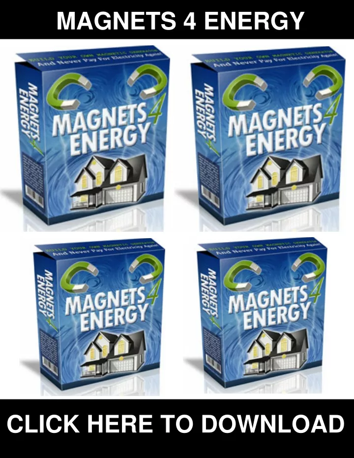 magnets 4 energy
