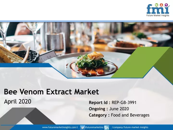 bee venom extract market april 2020