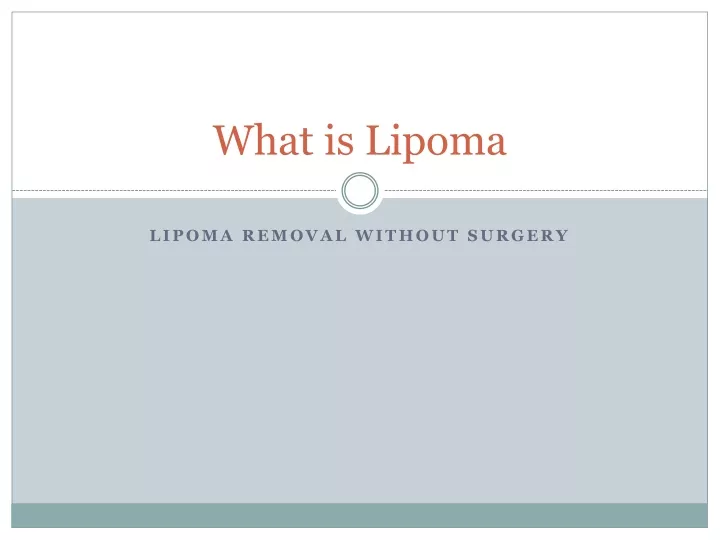 what is lipoma