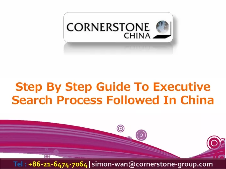 step by step guide to executive search process