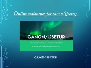 How to setup canon drivers