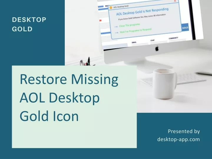 restore missing aol desktop gold icon