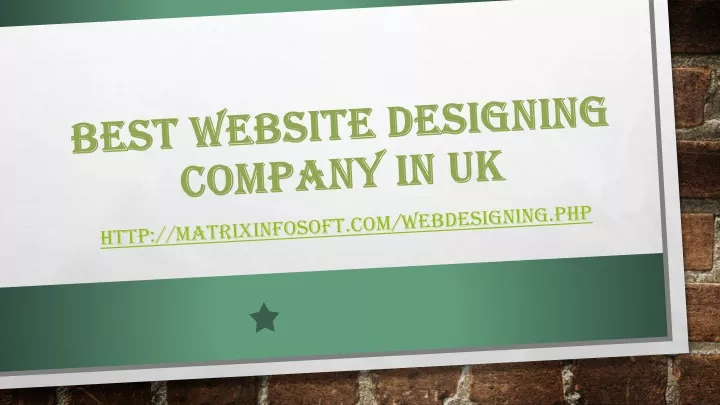 best website designing company in uk