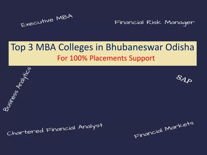 top 3 mba colleges in bhubaneswar odisha