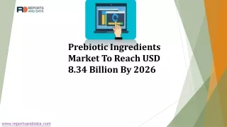prebiotic ingredients market to reach