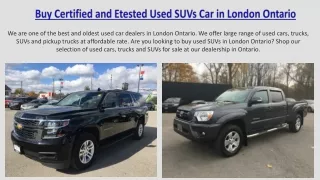 Used SUVs for Sale in Ontario