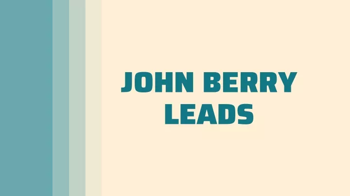 john berry leads