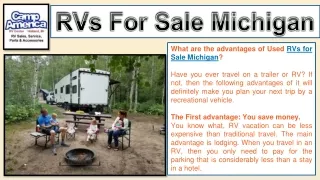 RVs for Sale Michigan