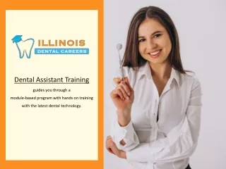 Dental Assistant Training Near Me | Illinois Dental Careers