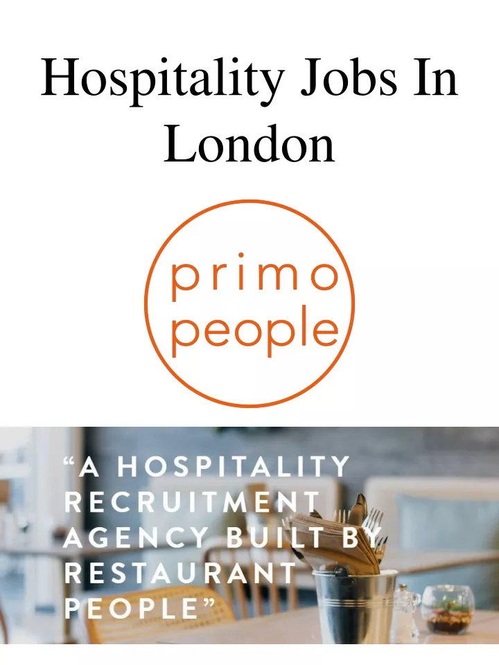 hospitality jobs in london