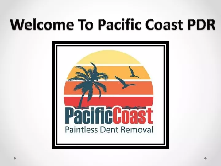 welcome to pacific coast pdr