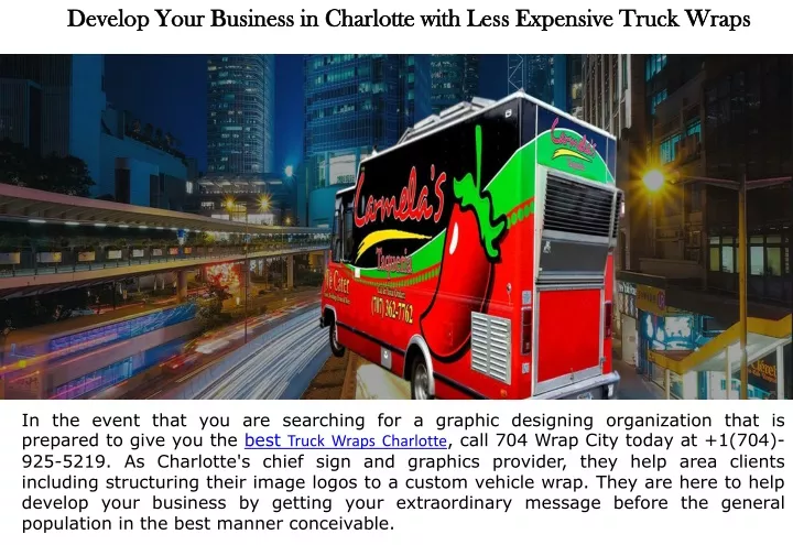 develop your business in charlotte with less
