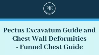 Pectus Excavatum Guide and Chest Wall Deformities - Funnel Chest Guide