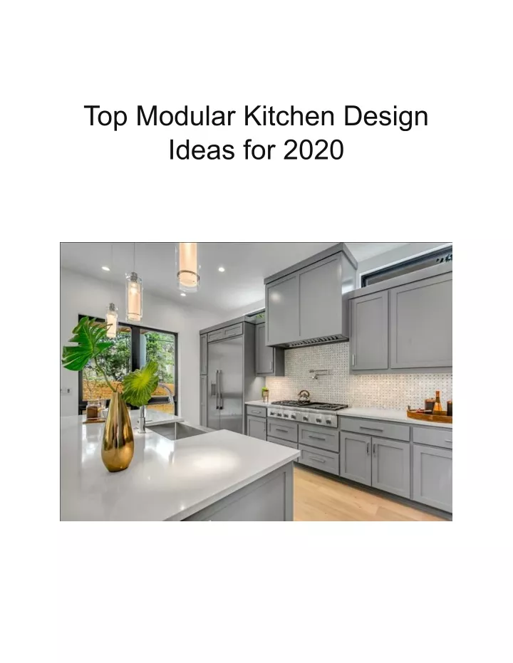 top modular kitchen design ideas for 2020