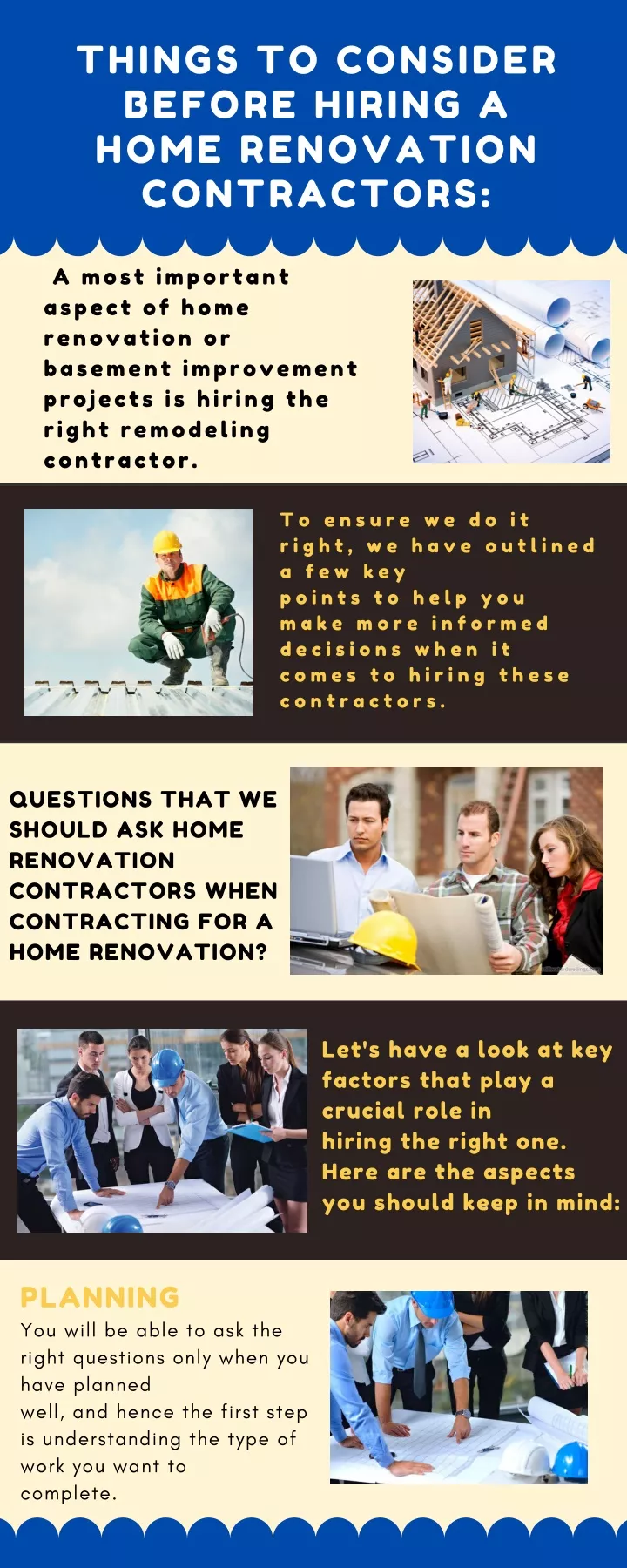things to consider before hiring a home